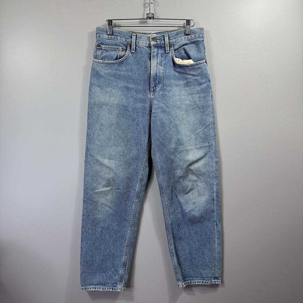 Talula X AGOLDE Jeans Womens 28 Medium Wash High Rise Slouched Peg Tapered Denim